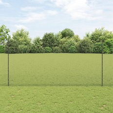Fences vidaXL Welded Wire Fence 10 U Posts 1.5x10 m