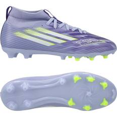 Lila Fotbollsskor adidas F50 Sparkfusion League Mid Cut Fg Ag - Violet Tone/Lucid Lemon/Lila