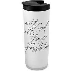 Stainless Steel Tumblers Dicksons 37014 With God All Tings Tumbler