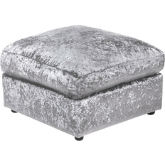 Furniture 786 Jumbo Size Crushed Velvet Footstool Foot Stool