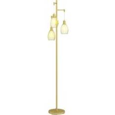 Dimmable Floor Lamps Homcom Industrial 3-Light 30x30x170.5 cm Floor Lamp