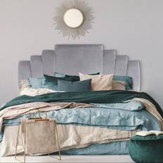 Têtes de lit Arena 180 cm Velours Argent Tête de lit