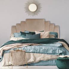 Têtes de lit Arena 160 cm Velours Taupe Tête de lit