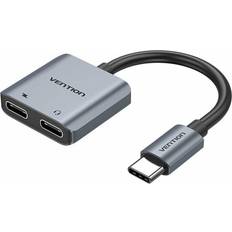 Concentradores USB Vention Conversor USB Tipo-C BGZHA 2 Puertos