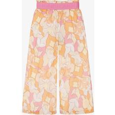 Orange Trousers Aigner Girls Pink Orange Cotton Trousers - Orange/Pink