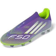 Adidas Sport Shoes adidas F50 League Laceless Firm Ground Football Boots - Purple Yellow