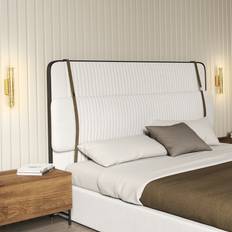 Gold Wall Lamps Homcom LED Lamp 2 Pack Gold Tone Wall light