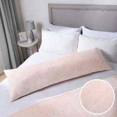 Scatter Cushions OHS Matte Velvet Pinsonic Bolster Pillow Blush Complete Decoration Pillows Pink
