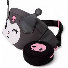 Rosa Midjeväskor Loungefly Kuromi Belt Pouch Bag Purse - Svart