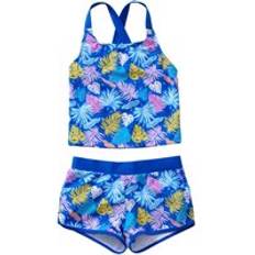 Sportswear Garment - Women Tankinis H2O Tankini Top Shorts Set - Cobalt