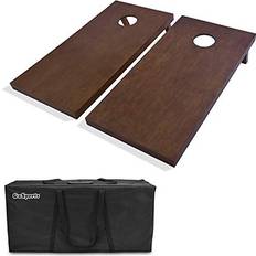 Wooden Toys Cornhole GoSports Regulation Size Wooden Cornhole Set