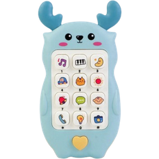 Shein PC Childrens Cartoon Fawn Shape Learning Phone Toy Early Childhood Education Light Music Mini Tablet Toys Birthday Gifts For Boys And Girls