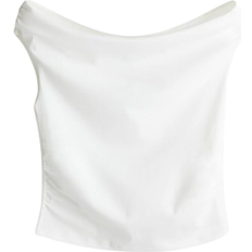 Blusen H&M Draped Off-The-Shoulder Top - Weiß