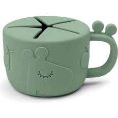 Done by Deer Peekaboo Snack Cup Raffi Green