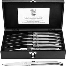 Steak Knives Laguiole Style de Vie Luxury Knives 6 Piece Set Stainless Steel Steak Knife
