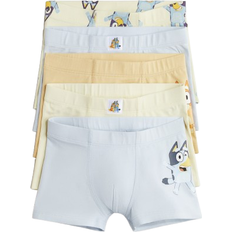 H&M Gul 5-Pack Trunks - Ljusblå/Bluey