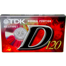 Cassettes Tdk D120 Dynamic 120 Minutes Ferric Type I Blank Audio Cassette Tape
