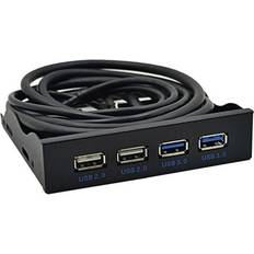 Sodial Usb Front Panel High Speed 4 Ports 2 Hub