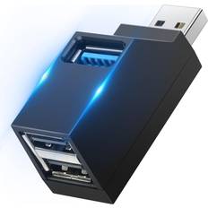 USB Hubs KiwiBird Mini USB Hub Portable Adapter
