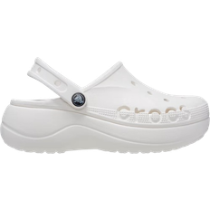 6.5 - White Outdoor Slippers Crocs Baya Platform - White