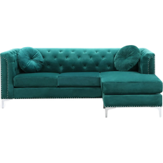 Glory Furniture Pompano G895B-SC Green Sofa 83" 2pcs 3 Seater