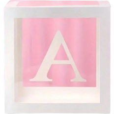 Shein Party Decorations Name Balloon Box A White/Transparent