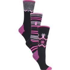 3 Pair Assorted Multipack Ski Socks - Multicolour