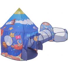 3-in-1 Space-Themed Kids Tent Beige