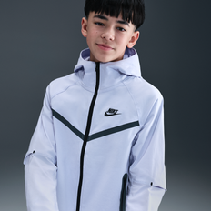 Nike Nylon Jackets Nike Tech Older Kids Woven Jacket - Grey