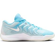 46 - Herr Basketskor Nike KD17 Christmas M - Aquarius Blue/Glacier Blue/White/Metallic Silver