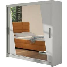 Glas - Vita Klädförvaring Scandinavian Choice Bega White Garderob 180x215cm