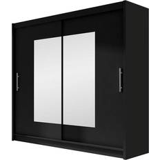 Scandinavian Choice Bega Black Wardrobe 180x215cm