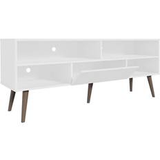 Madesa Modern White TV Bench 150x60cm