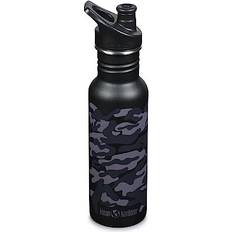 klean-kanteen Classic Sport Cap Black Camo Vattenflaska 0.532L