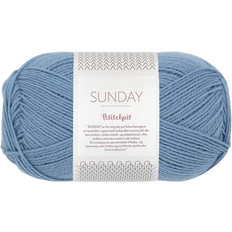 Baby merinoull garn Sandnes Garn PetiteKnit Sunday Baby Blue Eyes 235m