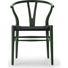 Ch24 sort soft Carl Hansen & Søn CH24 Soft Olive Green/Black Køkkenstol 76cm