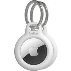 Belkin Secure Holder with Key Ring for AirTag 2-Pack White