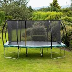 Artemis Home Leapfrog 8x14ft Lantern Shaped Trampoline Package