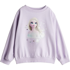 H&M Motif-Detail Sweatshirt - Purple