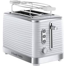 Wide 2 slice toaster Russell Hobbs Inspire White