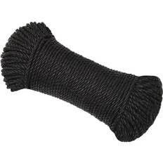 vidaXL Work Rope 8 mm 100 m Polyester - Black