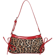 Shein 1pc Retro Lace Up Bow Decor Crossbody Shoulder Armpit Satchel Bag, Suitable For Dates, Outings, Parties, Fashionable Bow Purse For Women