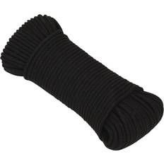 Bootsseil vidaXL Arbeitsseil Schwarz 4 mm 100 m Polyester