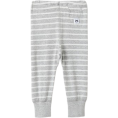 Polarn O. Pyret Baby Striped Pants - Grey Melange