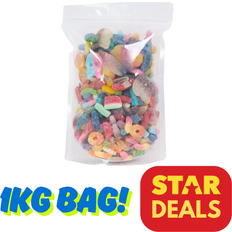 Baileys Sweets Baileys Fizzy Mix 1kg Bag Assortment for Fruit Flavoured