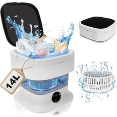 Temu Portable Washing Machine With Rotary Dryer