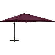Hængeparasol med lys vidaXL 312350 - Bordeaux Red 300cm