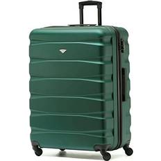 Flight Knight Lightweight Suitcase 80cm - Forest Green/Black