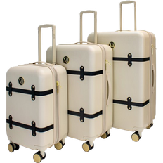 Luggage Badgley Mischka Grace Expandable Set of 3 - Champagne