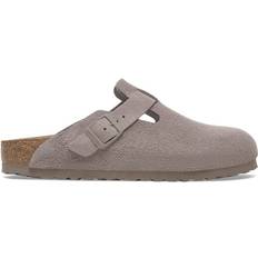 Birkenstock boston taupe suede Birkenstock Boston Suede Leather - Grey Taupe